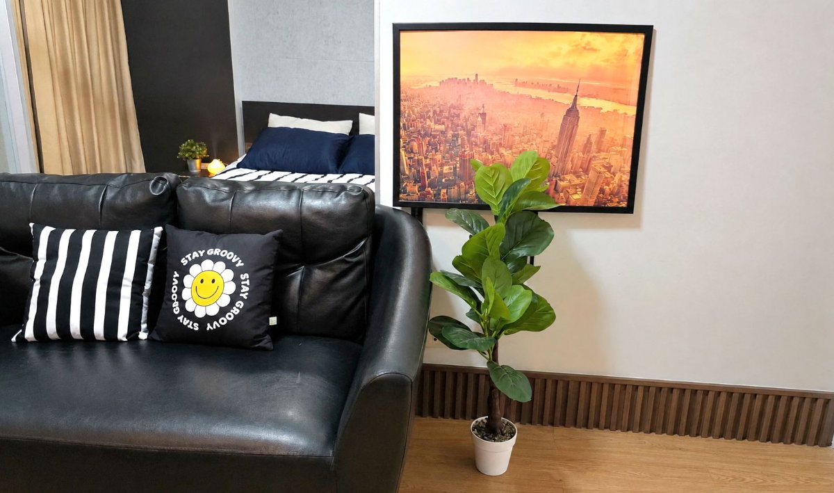 รูป ขายซิตี้โฮมคอนโดศรีนครินทร์ City Home Condo Srinakarin 1.25mb พร้อมเฟอร์นิเจอร์ - รูปที่ 10/18