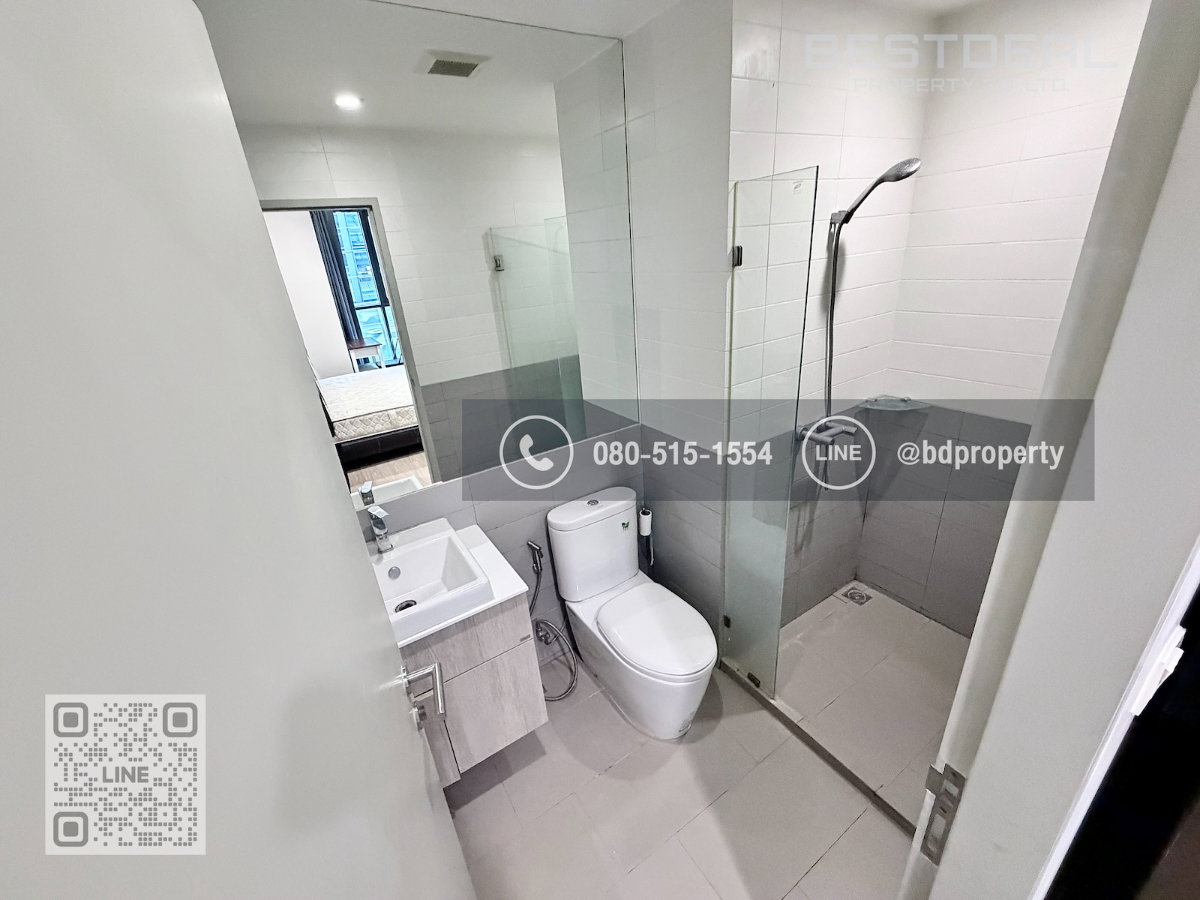 รูป Bestdeal ให้เช่า 1 ห้องนอน 31ตรม.ราคา 16,000/เดือนเท่านั้น เฟอร์นิเจอร์และเครื่องใช้ไฟฟ้าครบ“IDEO MOBI RAMA 9” ใกล้MRT และ เซ็นทรัลพระราม 9 - รูปที่ 11/13