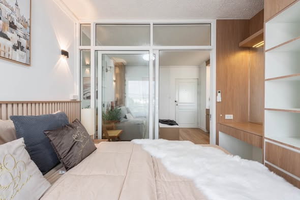 รูป P-012💢เช่า12,500🌵🌈 Dynasty Condominium ลาดพร้าว 71🌵🌈 1 ห้องนอน - รูปที่ 2/21