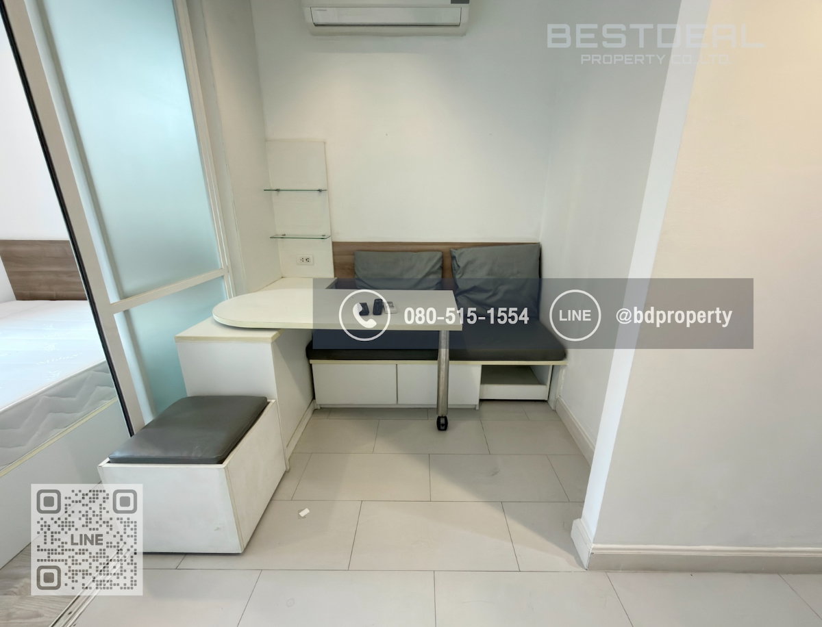 รูป Bestdeal ให้เช่า Studio 22ตรม.ราคา 13,000/เดือนเท่านั้น เฟอร์นิเจอร์และเครื่องใช้ไฟฟ้าครบ “IDEO MOBI RAMA 9” ใกล้MRT และ เซ็นทรัลพระราม 9 เพียง 80 ม. - รูปที่ 3/15