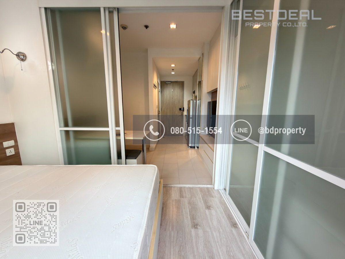 รูป Bestdeal ให้เช่า Studio 22ตรม.ราคา 13,000/เดือนเท่านั้น เฟอร์นิเจอร์และเครื่องใช้ไฟฟ้าครบ “IDEO MOBI RAMA 9” ใกล้MRT และ เซ็นทรัลพระราม 9 เพียง 80 ม. - รูปที่ 10/15
