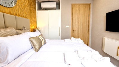 คอนโดให้เช่า : ชั้น 36คอนโดติดหาดให้เช่า Copacabana Jomtien | 1 ห้องนอน 29 ตร.ม. 