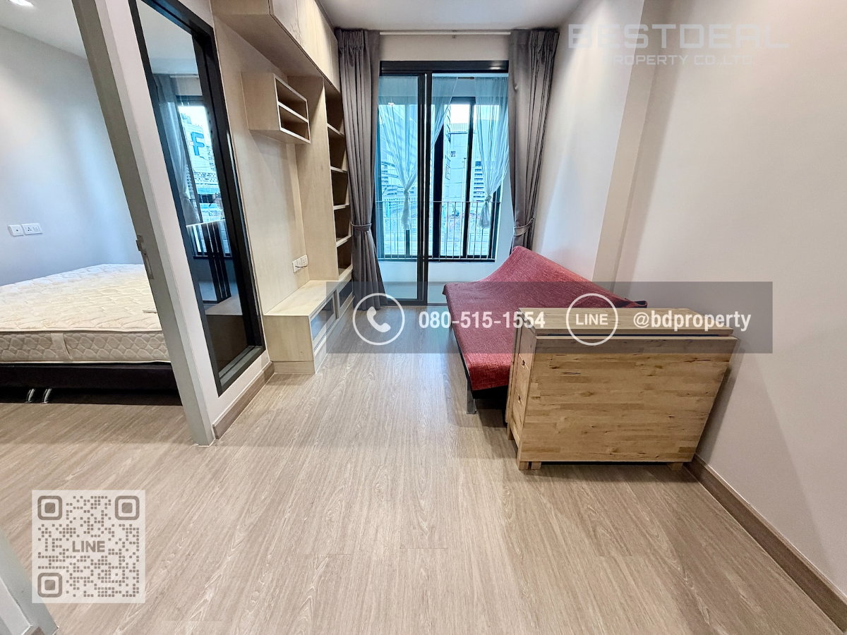 รูป Bestdeal ให้เช่า 1 ห้องนอน 31ตรม.ราคา 16,000/เดือนเท่านั้น เฟอร์นิเจอร์และเครื่องใช้ไฟฟ้าครบ“IDEO MOBI RAMA 9” ใกล้MRT และ เซ็นทรัลพระราม 9 - รูปที่ 1/13