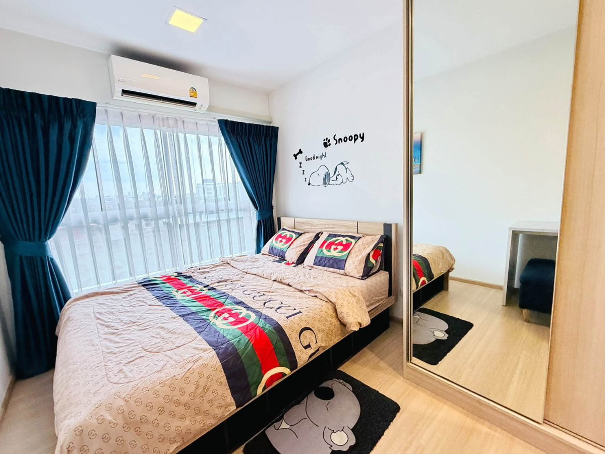 รูป 🏙️ 𝗣𝗟𝗨𝗠 𝗖𝗢𝗡𝗗𝗢 𝗥𝗔𝗡𝗚𝗦𝗜𝗧 𝗙𝗥𝗘𝗦𝗛 ✨ | ตึก A ชั้น 4 | วิวนอก 🌿 | เฟอร์นิเจอร์ครบ | ใกล้ 7-Eleven | ว่างพร้อมเข้าอยู่ 🔑 - รูปที่ 3/10
