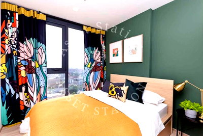 Condos for rent : THE BASE Garden Rama 9 |🚅 Near Airport Rail Link Ramkhamhaeng and Foodland Ramkhamhaeng