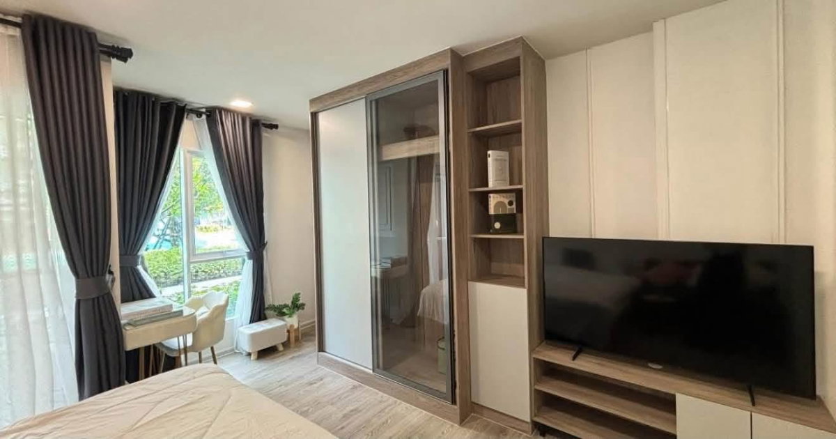 รูป 🏝️ 𝗞𝗔𝗩𝗘 𝗧𝗢𝗪𝗡 𝗜𝗦𝗟𝗔𝗡𝗗 ✨| วิวสระ + วิวสวน 🌿 | ห้อง Built-in สวย | ค่าเช่าเริ่มต้น 𝟭𝟭,𝟬𝟬𝟬 บาท/เดือน‼️ | ว่างพร้อมเข้าอยู่ 🔑 - รูปที่ 7/11