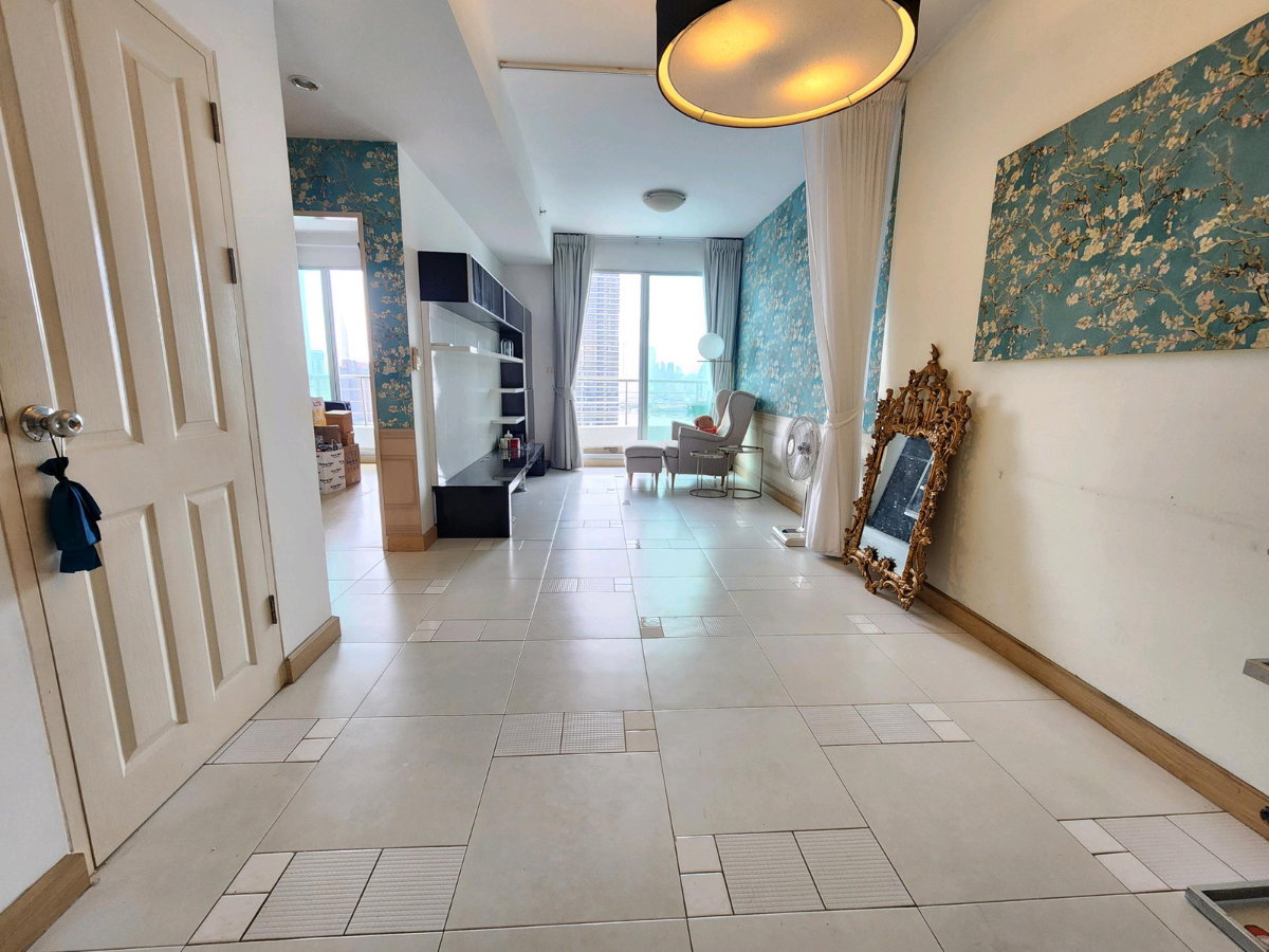 รูป ขายคอนโดSupalai River Place ชั้น 28ห้องใหญ่ 51.35 ตร.ม.1นอน1น้ำ 4.6ลบ. - รูปที่ 2/20