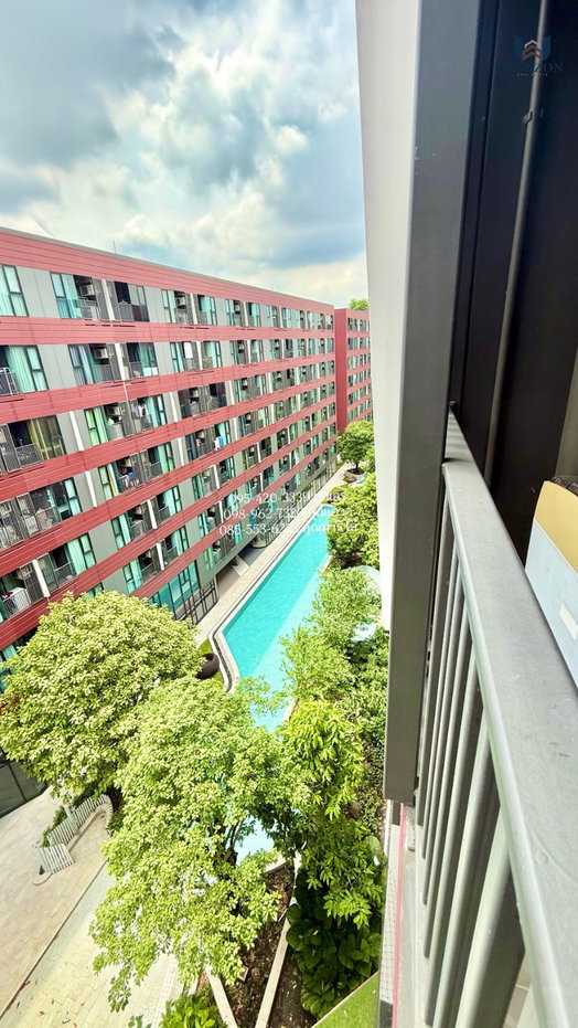 รูป 🏙️ 𝗞𝗔𝗩𝗘 𝗧𝗨 ✨ | ตึก D ชั้น 7 | ขนาด 𝟮𝟱 ตร.ม. | วิวสระว่ายน้ำ 🏊 | ค่าเช่าเริ่มต้นเพียง 𝟵,𝟱𝟬𝟬 บาท/เดือน‼️ - รูปที่ 3/20