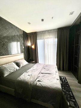 P180 Condo for rent The Politan Aqua, next to the Chao Phraya River, beautiful view, built-in room, fully furnished, special price