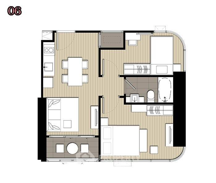 picture High-Floor 2-BR At Ashton Asoke, 70m To MRT Sukhumvit (ID 3452253) - 6/6