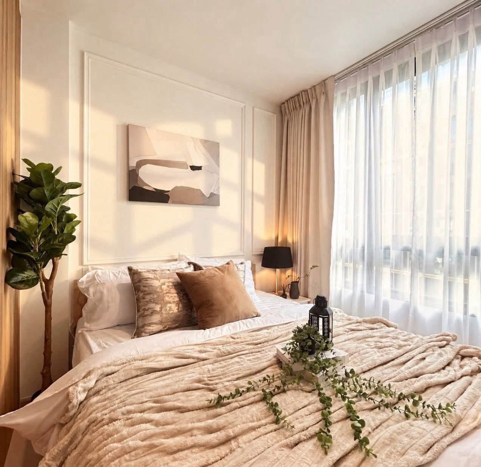 รูป 🏙️ 𝗡𝗨𝗘 𝗖𝗢𝗡𝗡𝗘𝗫 𝗖𝗢𝗡𝗗𝗢 𝗗𝗢𝗡𝗠𝗨𝗘𝗔𝗡𝗚 ✨ | ขนาด 𝟯𝟬 ตร.ม. | วิวสระว่ายน้ำ 🌊 | ห้องใหม่ไม่เคยปล่อยเช่า | ว่างพร้อมเข้าอยู่ 🔑 - รูปที่ 5/13