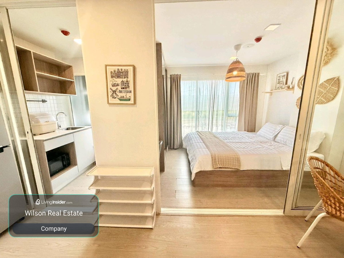 รูป 🏝️ 𝗞𝗔𝗩𝗘 𝗧𝗢𝗪𝗡 𝗜𝗦𝗟𝗔𝗡𝗗 ✨ | ห้องมุม 💎 | ครัวแยกเป็นสัดส่วน 🍳 | ตึก F ชั้น 4 | ขนาด 𝟮𝟵 ตร.ม. | ค่าเช่าเพียง 𝟭𝟱,𝟬𝟬𝟬 บาท/เดือน‼️ - รูปที่ 2/26