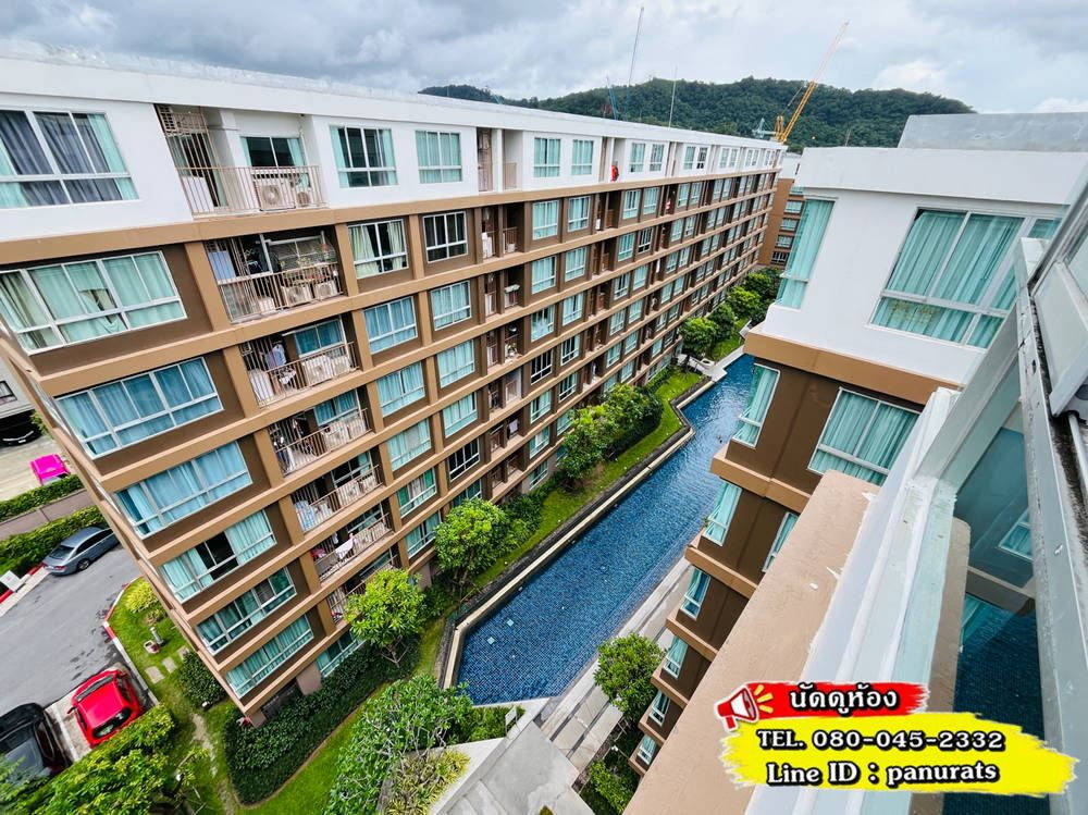 picture Call : 080-045-2332 D Condo Creek Phuket 62 sq.m 2 Beds, 2 Baths 8 floor, pool view, fully furnished - 10/13