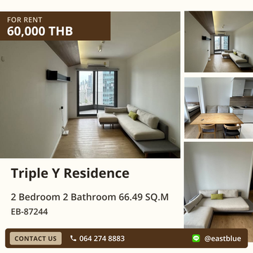 Triple Y Residence คอนโด 2 นอน ใกล้ BTS ศาลาแดง หรูหราพร้อมอยู่! 🏙️