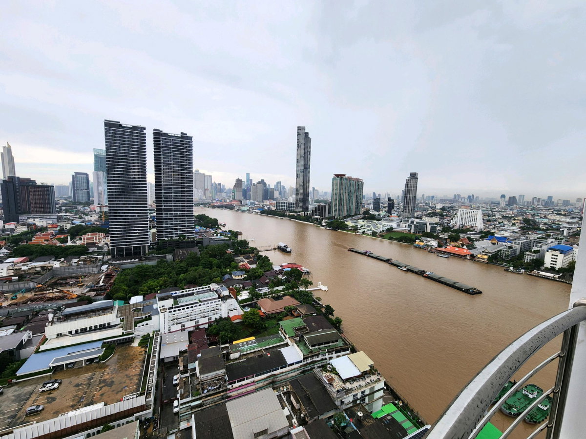 รูป ขายคอนโดSupalai River Place ชั้น 28ห้องใหญ่ 51.35 ตร.ม.1นอน1น้ำ 4.6ลบ. - รูปที่ 13/20