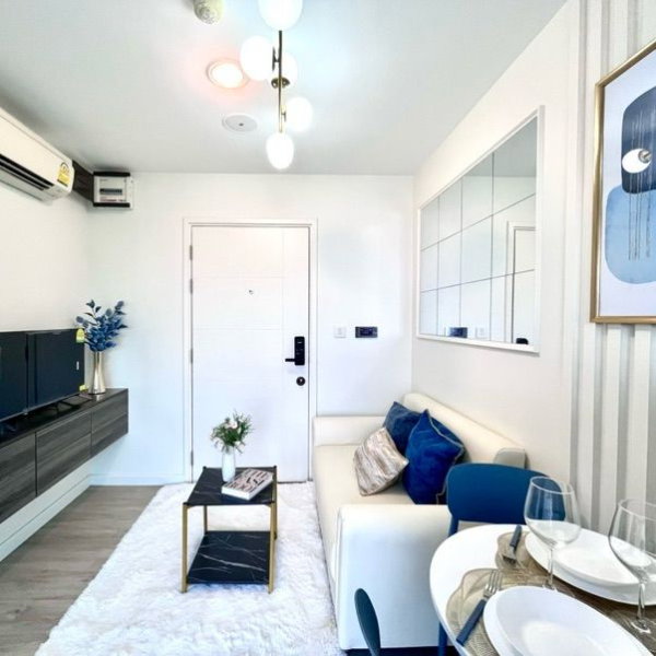 picture Condo for rent: Villa Lasalle, Sukhumvit 105 – 25 sqm, 1-bedroom unit on the 4th floor. Only 9,000 THB! - 2/8