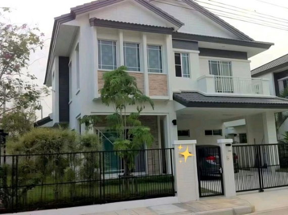 รูป บ้านเดี่ยว2ชั้น ให้เช่า หลังมุม 63ตารางวา ถนน แจ้งวัฒนะ ราชพฤกษ์ ใกล้โฮมโปร - รูปที่ 2/8