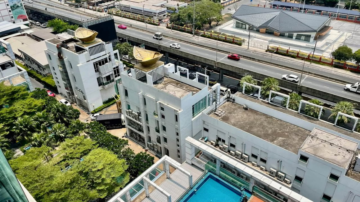 picture P-022 💢 For rent: 35,000 🌵🌈 54.55 sqm. 🔑 TC Green Rama 9 🌵🌈 2 bedrooms - 8/8