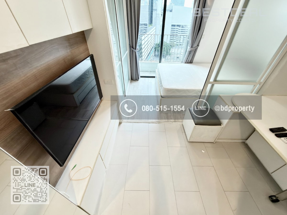รูป Bestdeal ให้เช่า Studio 22ตรม.ราคา 13,000/เดือนเท่านั้น เฟอร์นิเจอร์และเครื่องใช้ไฟฟ้าครบ “IDEO MOBI RAMA 9” ใกล้MRT และ เซ็นทรัลพระราม 9 เพียง 80 ม. - รูปที่ 5/15