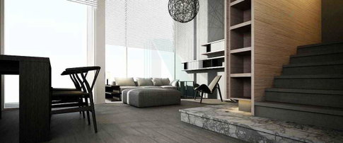 ให้เช่าคอนโด วิลล่า ราชเทวี อาคาร A ชั้น 25 Duplex ขนาด 69 ตรม ใกล้ CP Tower 3
