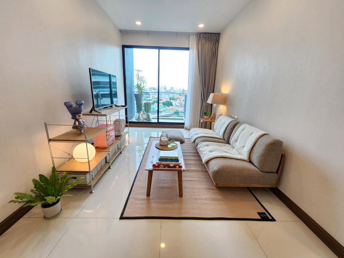 รูป ขาย คอนโด Supalai Premier เจริญนคร  ชั้น 8 ห้องใหญ่ 51.5 ตร.ม. Deluxe Suite 1 นอน ทิศเหนือ ตรงข้าม รพ.ตากสิน เพียง 5.98 ลบ. ลดเหลือ 5.7MB 🎯 - รูปที่ 27/39