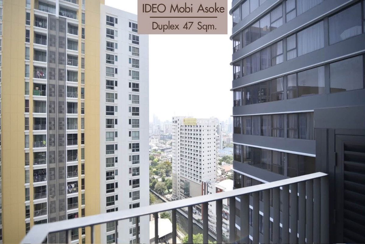 รูป ✨Duplex for rent at Ideo mobi Asoke✨ ตกแต่งสวย เฟอร์นิเจอร์และเครื่องใช้ไฟฟ้าครบครัน - รูปที่ 6/11