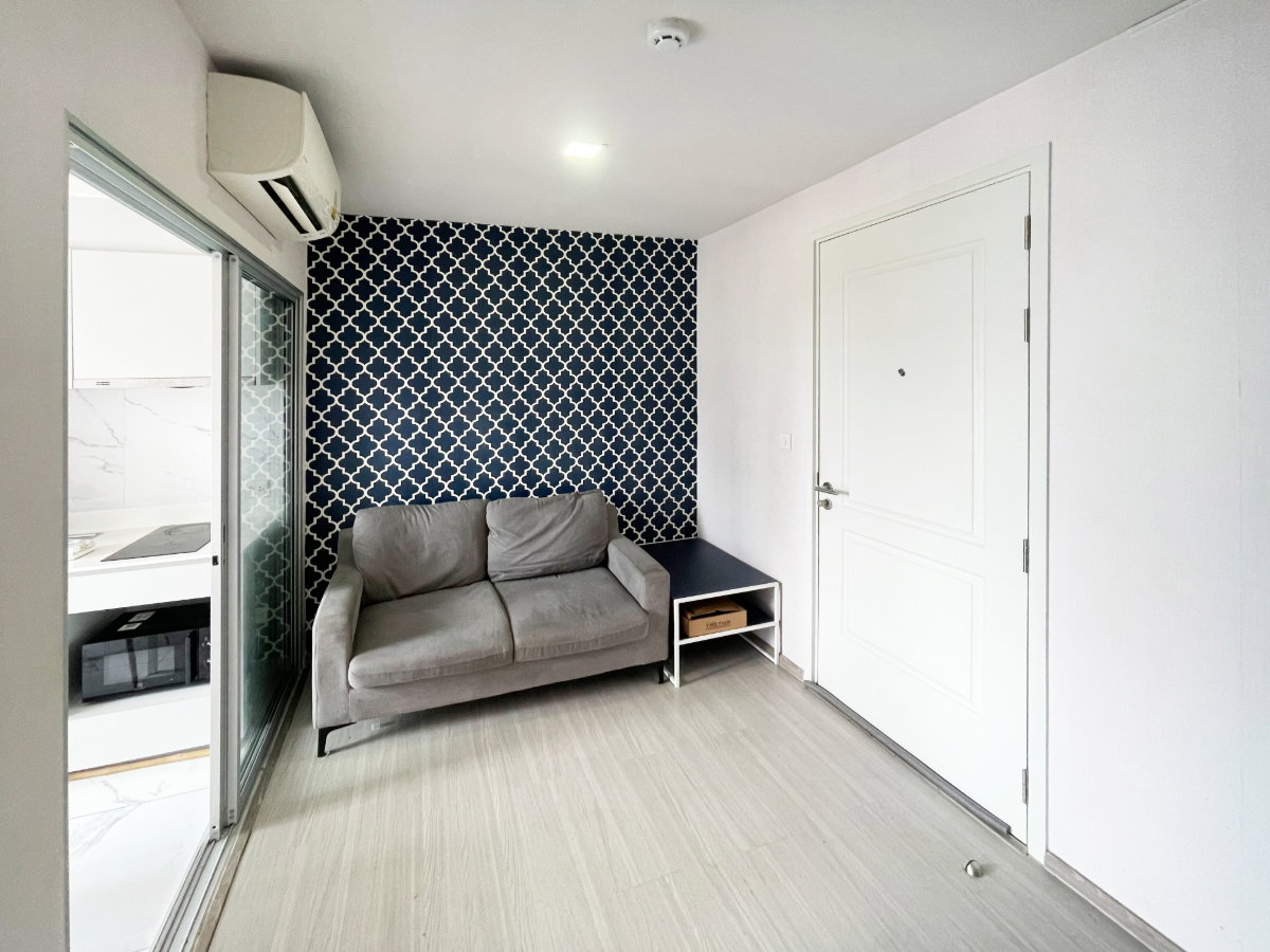 รูป For Rent The tree ladprao 15 Area: 28sq.m. 1bedroom 1bath Floor : 8th floor Fully furnished - รูปที่ 1/7