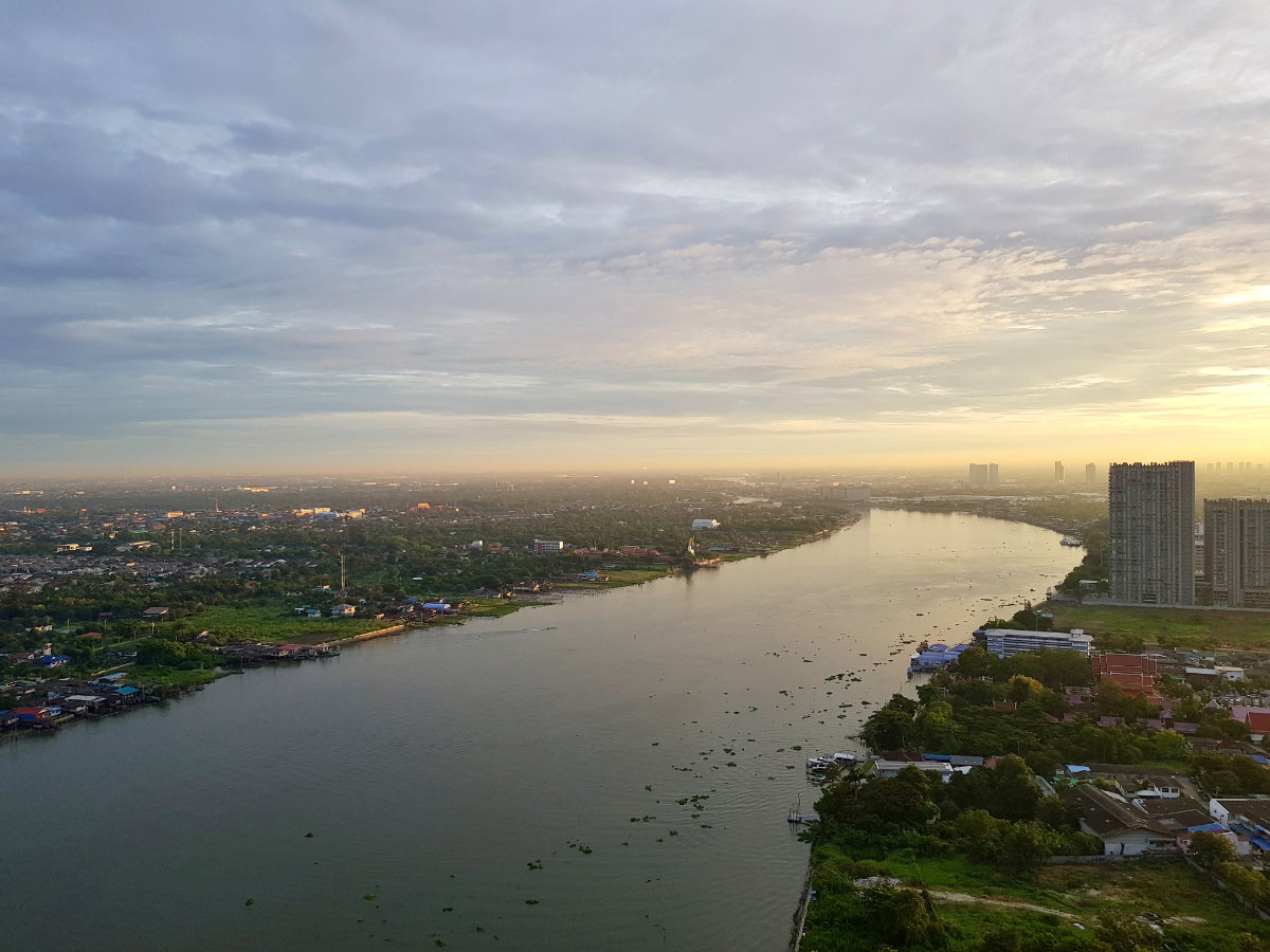 รูป ปล่อยเช่าห้องชุด วิวแม่น้ำ ชั้น 38 ทิศเหนือ ภายในห้องชุดตกแต่งสวย เฟอร์นิเจอร์ครบ - รูปที่ 16/17