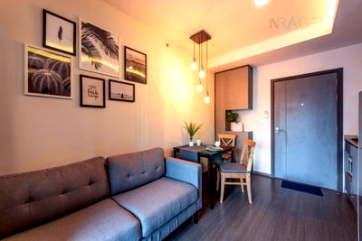 Condos for rent : Condo for rent, Ideo Sukhumvit 93, Building C, 6th floor, 1 bedroom, 35.00 sq m, near Tesco Lotus On Nut.