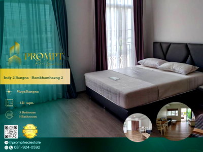 Houses for rent Mega Bangna : Indy 2 Bangna - Ramkhamhaeng 2  : MegaBangna 