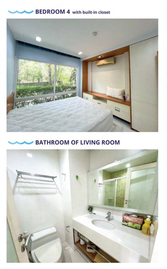 รูป ขายขาดทุน คอนโด 4 ห้องนอน 4 ห้องน้ำ 229 ตร.ม. ขาย ที่ แสนทิปุระ เรสซิเดนซ์ ใกล้ ปากน้ำปราณ หัวหิน ราคาดีที่สุด - รูปที่ 9/24