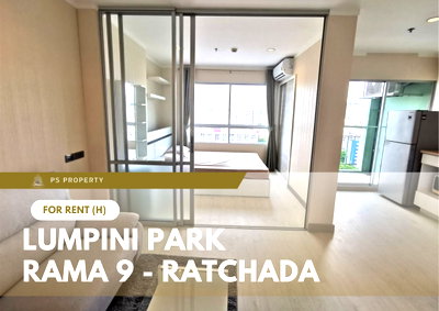 Condos for rent : For rent ✨ Lumpini Park Rama 9 - Ratchada ✨ Fully furnished with appliances; located near MRT Phra Ram 9.