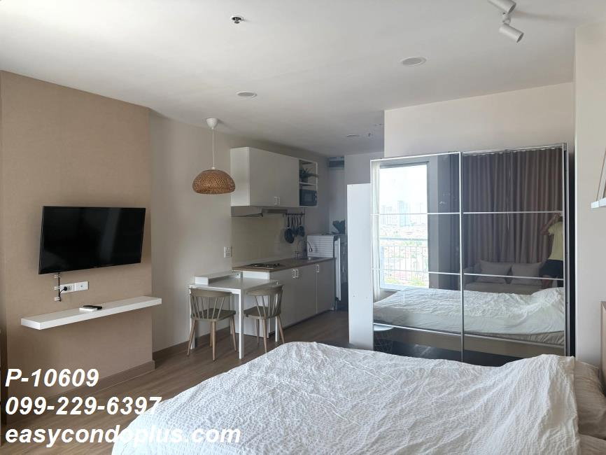 รูป 📍 𝐏-𝟏𝟎𝟔𝟎𝟗 | ให้เช่า Life @Thapra Condominium ใกล้ BTS ตลาดพลู & เดอะมอลล์! เพียง 𝟗,𝟓𝟎𝟎 บาท/ด. | Line ID: @easycondoplus | 099-229-6397 - รูปที่ 2/7