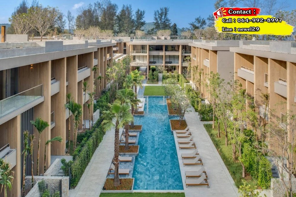 รูป Call : 064-992-8997 Twinpalms Montazure Residences Phuket ติดชายหาดกมลา (Beachfront Villa) ห้องใหญ่พิเศษ 153 ตารางเมตร 1 ห้องนอน ชั้น1 ตกแต่งครบ - รูปที่ 5/9