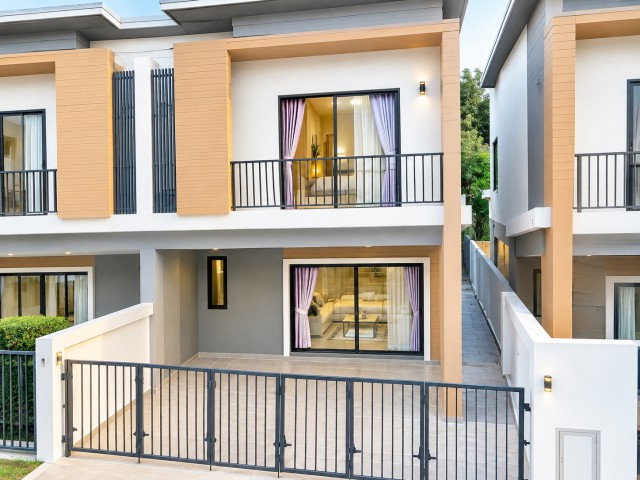 รูป Jas Green Village บางบัวทอง 250 ม. ให้เช่าทาวน์โฮม 2 ชั้น 3 นอน 3 น้ำ รร.กสิณธรเซนต์ปีเตอร์ 500 ม.กาญจนาภิเษก - รูปที่ 1/8