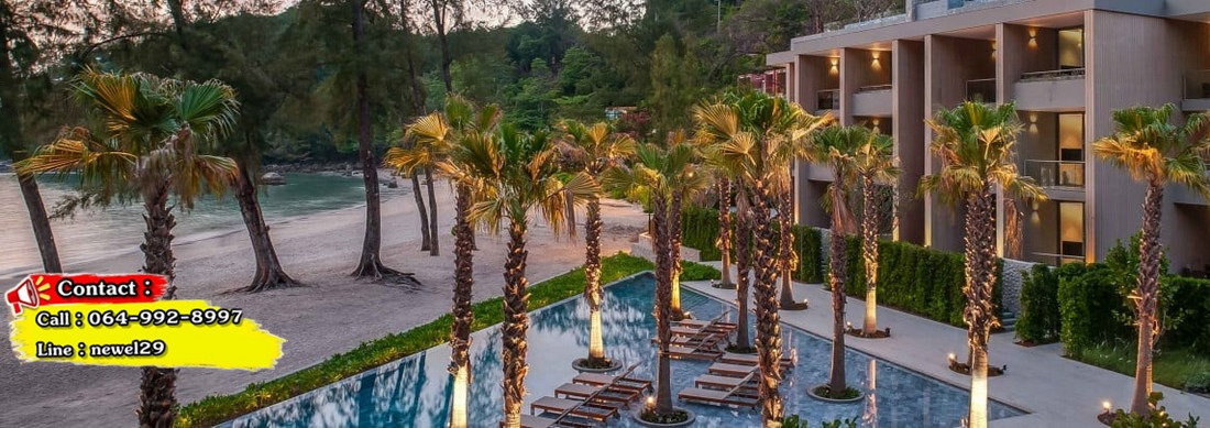 รูป Call : 064-992-8997 Twinpalms Montazure Residences Phuket ติดชายหาดกมลา (Beachfront Villa) ห้องใหญ่พิเศษ 153 ตารางเมตร 1 ห้องนอน ชั้น1 ตกแต่งครบ - รูปที่ 7/9