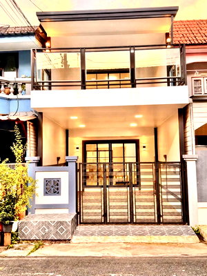 ทาวน์โฮม วิทยาลัยพยาบาลบรมราชชนนีบำราศนราดูร : AA.  ขาย บ้านสวย  ทำเลเมืองนนท์  ใกล้กองสลาก สนามบินน้ำ    #หมู่บ้านอัญชลี  รีโนเวทใหม่ พร้อมอยู่