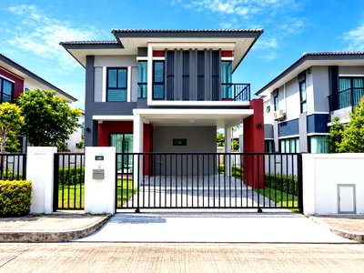 Houses for sale Tesco Lotus Salaya : Baanfah Greenery Tiwa Pinklao - Sai 5 / 4 Bedrooms #HPHU130