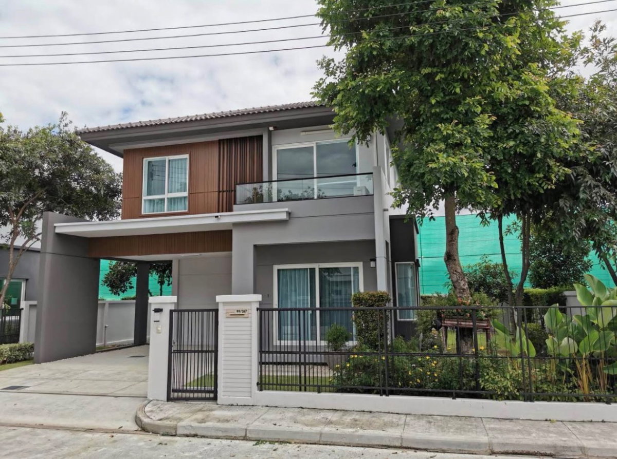 รูป 🏡 ให้เช่าบ้านเดี่ยว ตกแต่งสไตล์โมเดิร์น ในโครงการคุณภาพ สิ่งแวดล้อมดี ความปลอดภัยสูง ใกล้ห้างสรรพสินค้า, โรงเรียนนานาชาติ และอื่นๆอีกมากมาย - รูปที่ 1/10