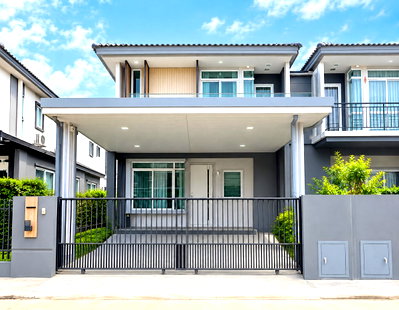 Twin houses for sale Bang Kruai Nonthaburi : Inizio 3 Pinklao - Wongwaen / 3 Bedrooms #HBGY041