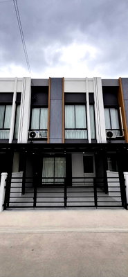 เช่าทาวน์โฮม สมุทรปราการ : 💮ให้เช่าบ้าน Townhome Pleno Sukhumvit Bangna 4 ใกล้ เมกะบางนา ขนาด 4 นอน 3 น้ำ บ้านสวย เฟอร์นิเจอร์ครบครัน เช่าเพียง 55000-