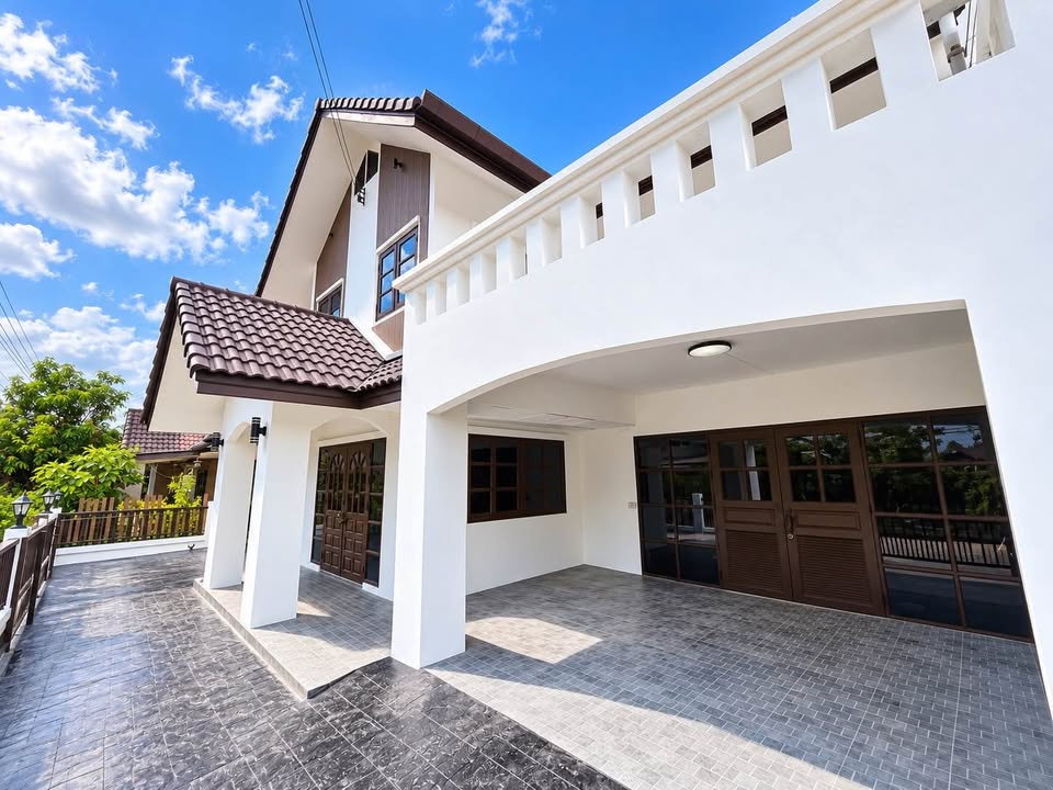 รูป 🏡🔥 บ้านใหญ่ 254 ตร.ม. ราคาไม่ถึง 3 ล้าน! 📍 หมู่บ้านขวัญเวียง หางดง เชียงใหม่ 📞063-664-9056 เมย์ - รูปที่ 2/5