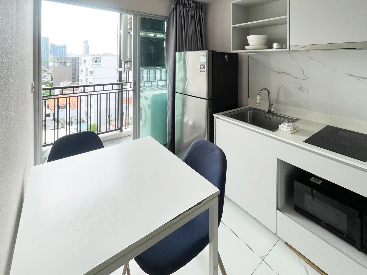 รูป For Rent The tree ladprao 15 Area: 28sq.m. 1bedroom 1bath Floor : 8th floor Fully furnished - รูปที่ 4/7