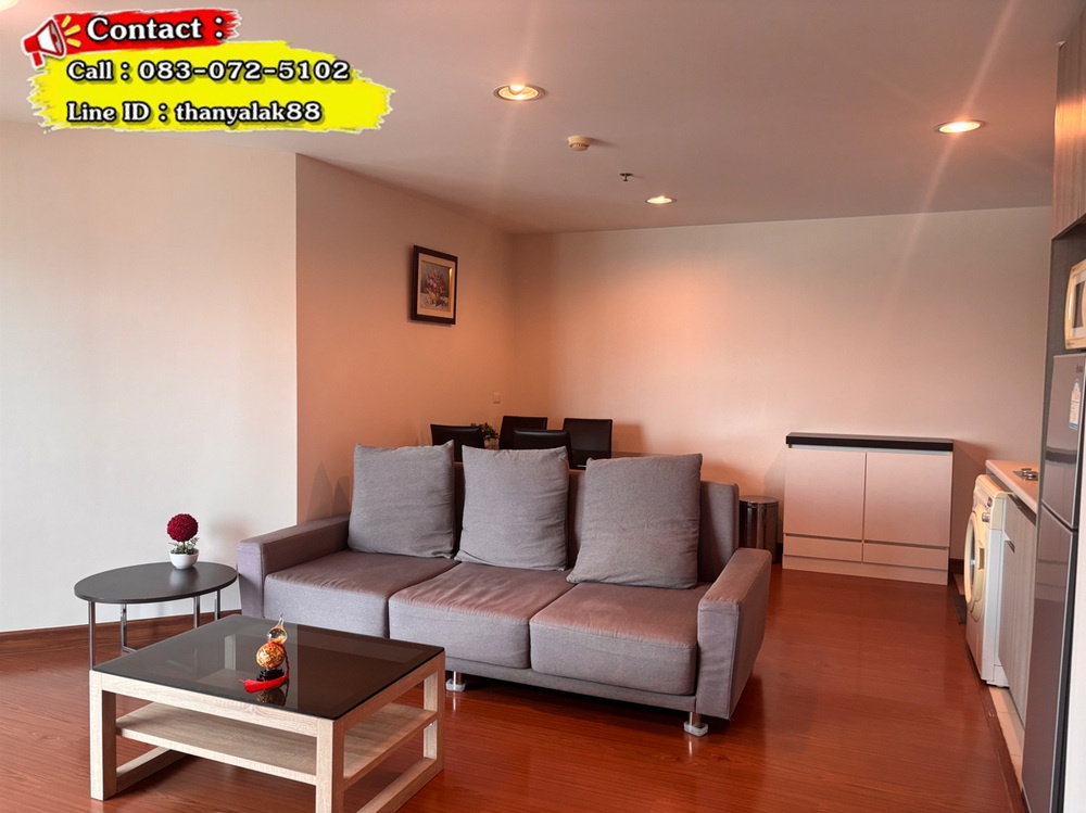 รูป Call : 083-072-5102 / ให้เช่า Condo Belle Grand Rama 9 ใกล้ MRT พระราม 9 ขนาด 48.47 ตารางเมตร 1 ห้องนอน ชั้น22 ตึกA2 วิวสวย ตกแต่งครบ - รูปที่ 4/13