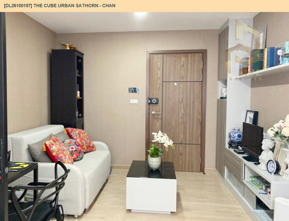 รูป DL26100157 ให้เช่าคอนโด เดอะคิวบ์ เออร์เบิน สาทร - จันทน์ (The CUBE Urban Sathorn - Chan) ใกล้ BTS สุรศักดิ์ พร้อมเข้าอยู่ โทรด่วน 0653619502 LineID @952jdxxk - รูปที่ 4/6