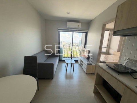 1 Bed Large Room Unblock View High Fl.40+ Fully furnished Good Location 20 Steps From MRT Si La Salle Station  @ Nue Noble Srinakarin Lasalle
