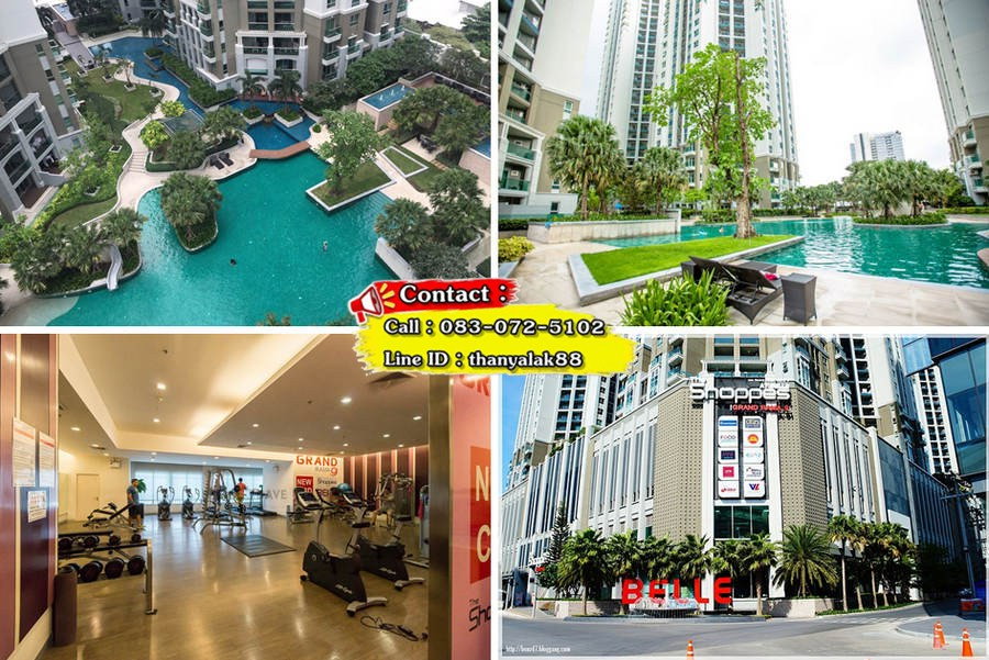รูป Call : 083-072-5102 / ให้เช่า Condo Belle Grand Rama 9 ใกล้ MRT พระราม 9 ขนาด 48.47 ตารางเมตร 1 ห้องนอน ชั้น22 ตึกA2 วิวสวย ตกแต่งครบ - รูปที่ 11/13