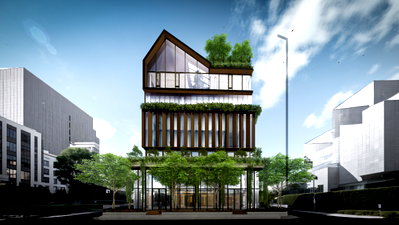 Retail spaces for rent Benchakiti Park : Eleven Oak A Curated Lifestyle Space for Lease in Sukhumvit 49