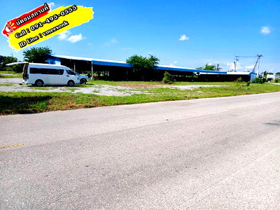 Land for rent Lao Khwan Kanchanaburi : Land 13 rai with existing structures and house, on Road 3488 Lao Khwan, Kanchanaburi / Call : 091-495-0555