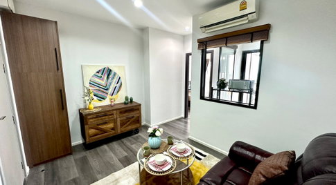 Best Price 🔥For sale The Stage Tao Poon-Interchange, very beautiful room, fully furnished, high floor, city view.  | Code DS2249 Line:@Dstay